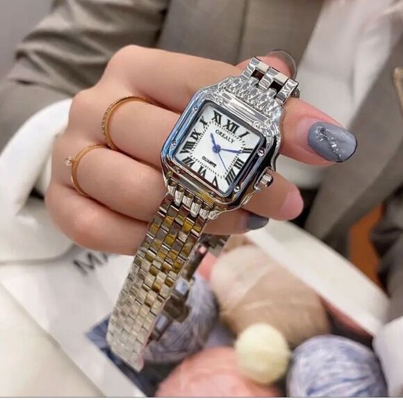 Panthere Classic Silver Stainless Steel Watch - Classic Elegance - Picture 3 of 12